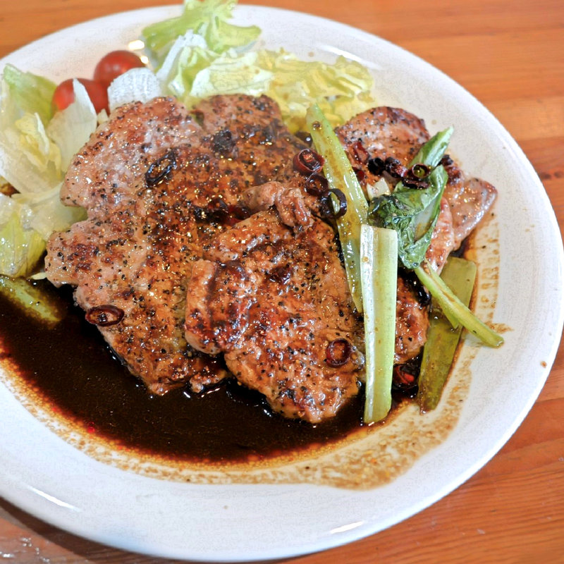 ポークステーキW ポークチョップ(そーらんぶるぅ )