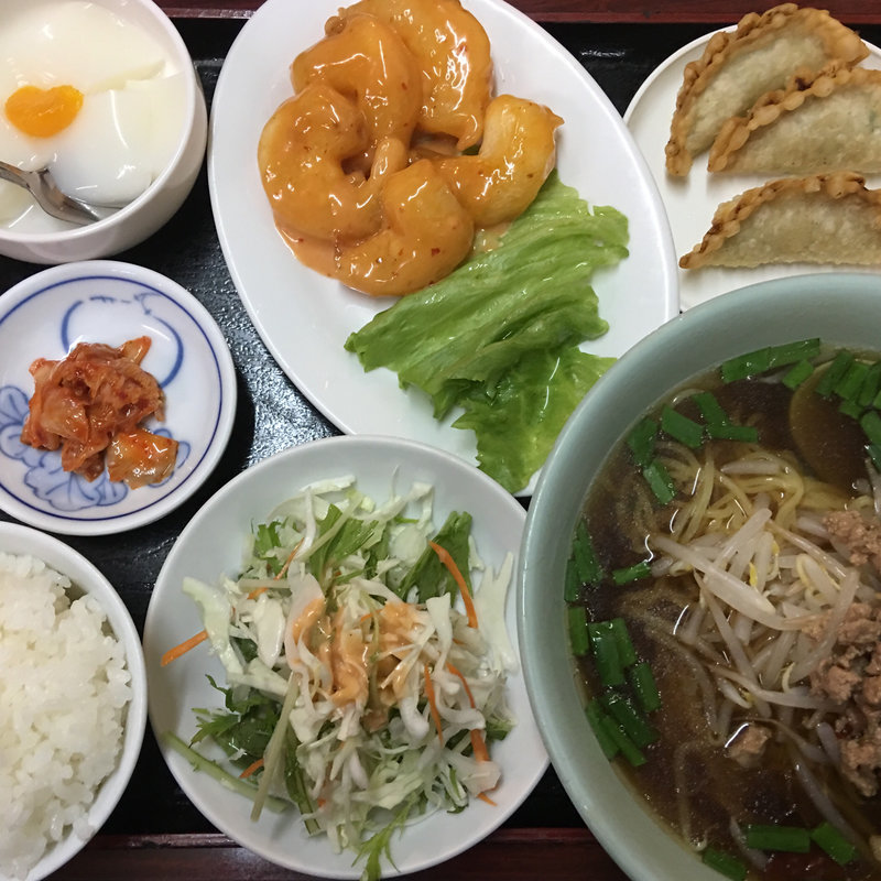海老マヨ定食(中国料理 盛隆)