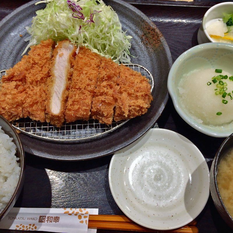 おろしロースかつ御飯(和光伊勢丹松戸店)