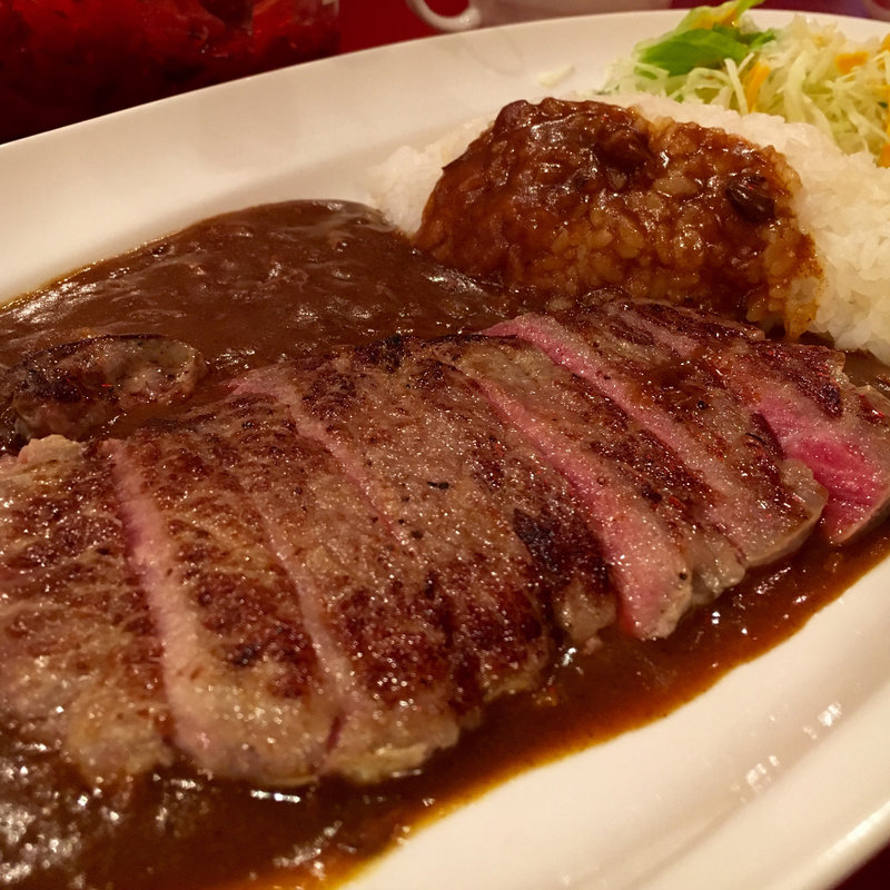 ステーキ&カリー(まんぷく食堂)