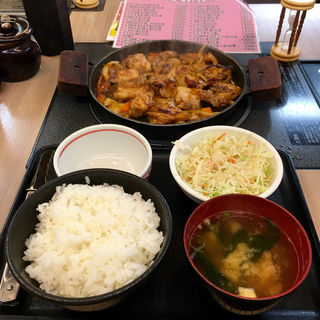 BBQセット定食(ふくふく食堂)