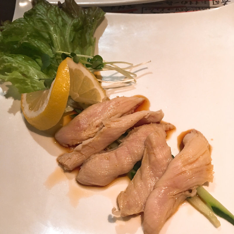 湯引きミノ(焼肉ダイニング 太樹苑 渋谷店)