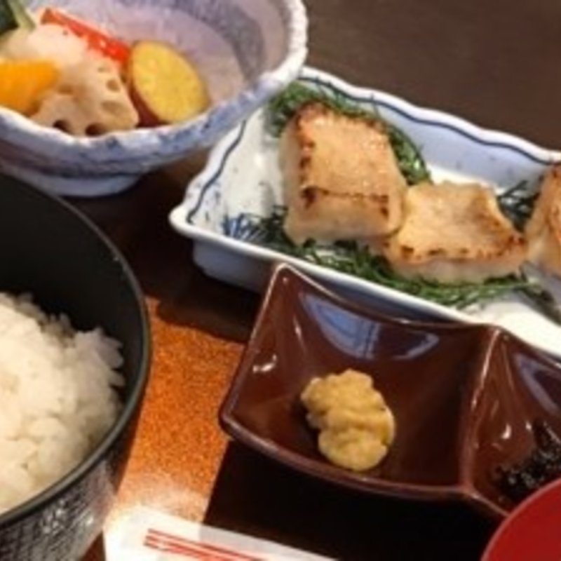甘鯛西京焼きと焼き野菜揚げ出し御膳(別邸 福の花 浜松町店)