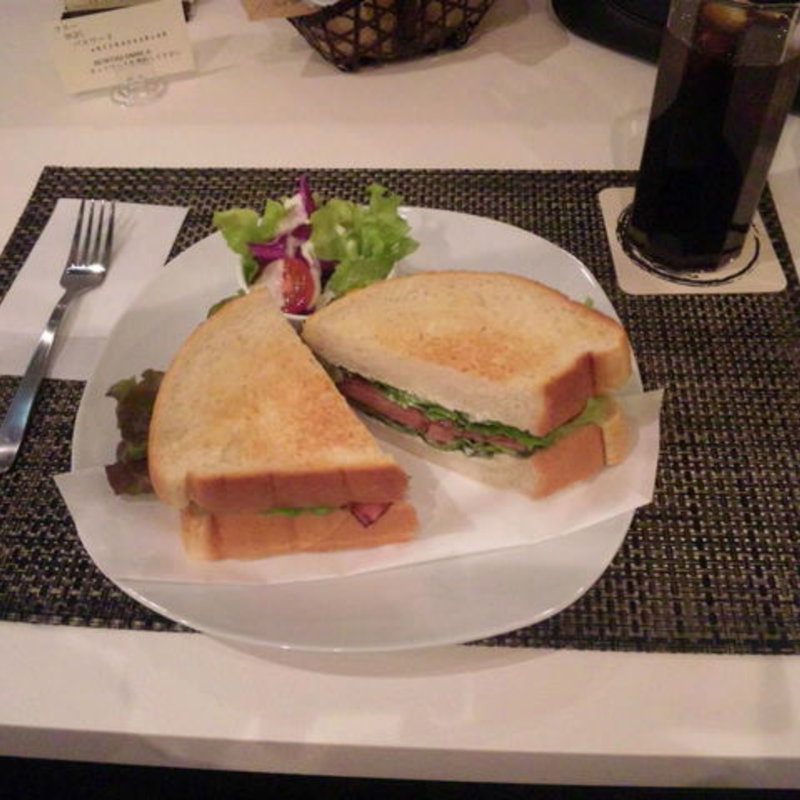 アイスコーヒー+サンドイッチ　セット(モンキチ （Monkichi）)