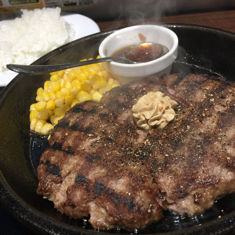 ワイルドハンバーグ(いきなりステーキ あべのルシアス店)