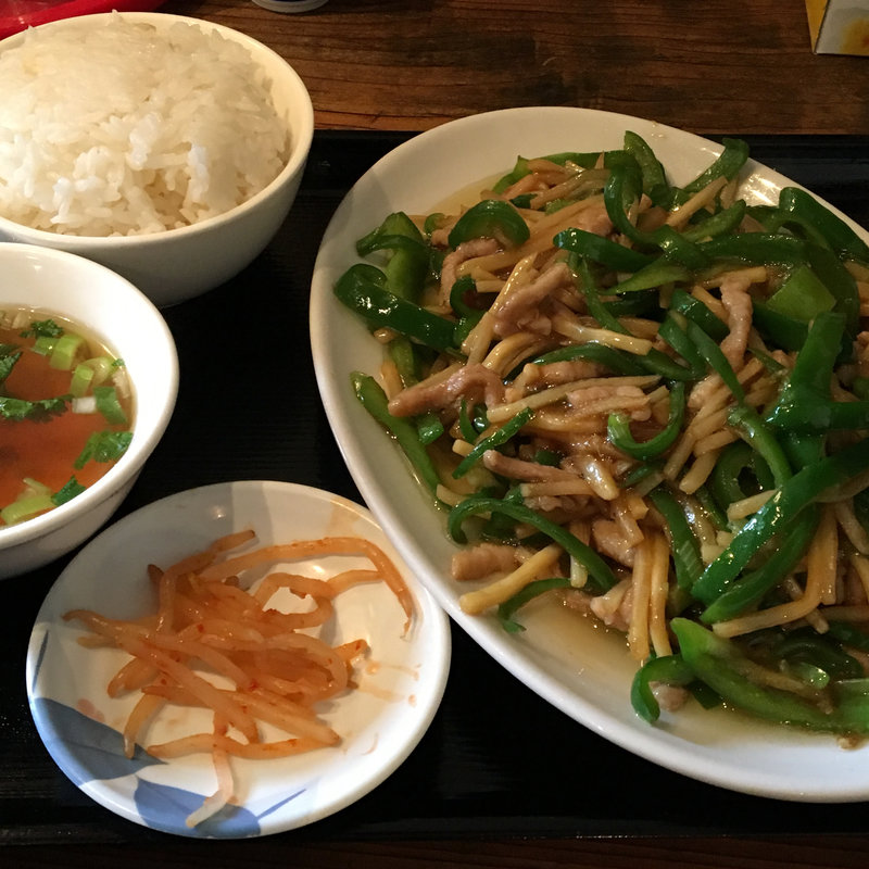 青椒肉絲(刀削麺 張家 麹町店 )
