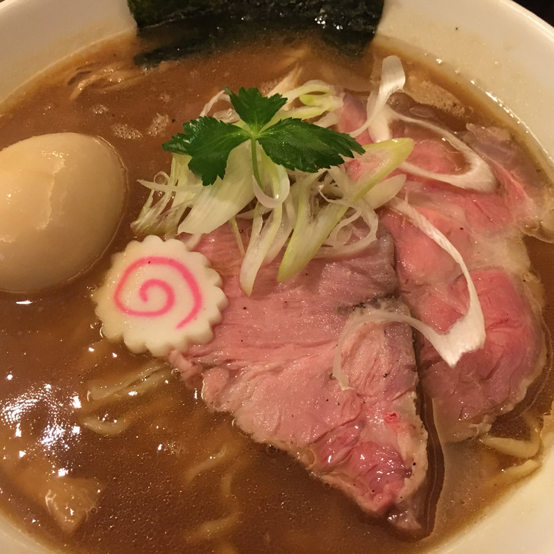 煮干し鶏濁らぁめん（大）(フスマにかけろ 中崎壱丁 （麩）)