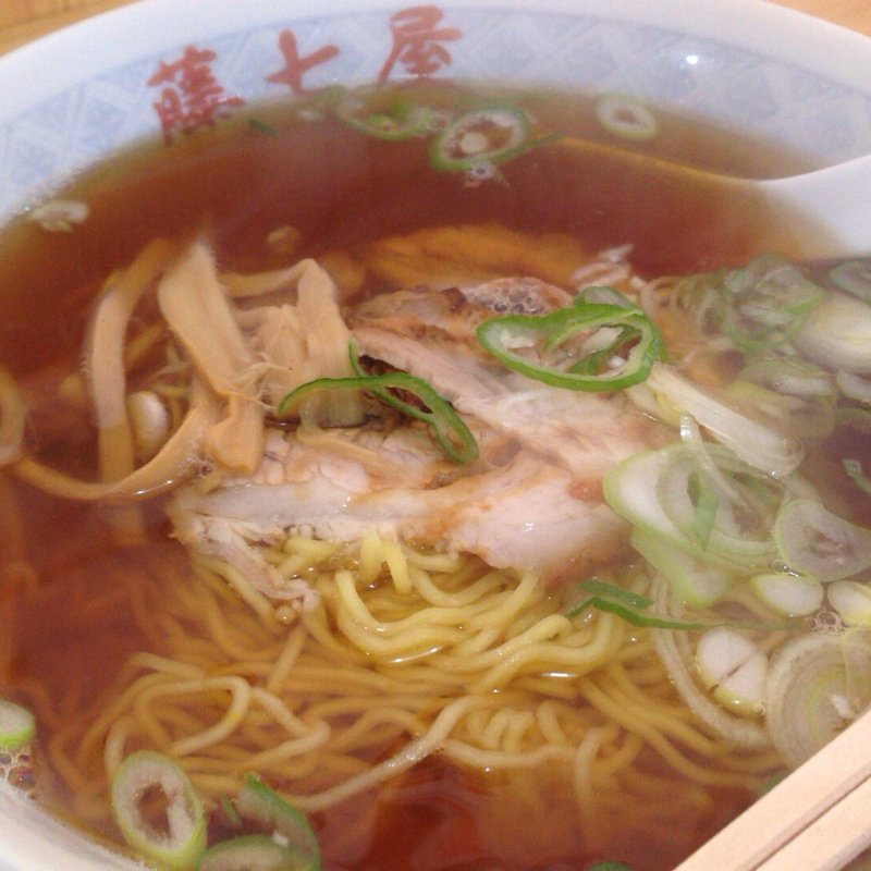 中華そば 大盛(藤七屋 支店 （とうしちや）)