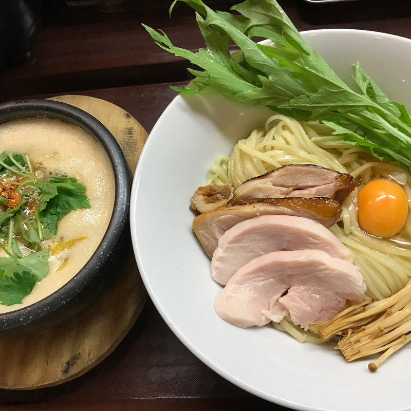 鶏すき焼き風つけ麺
