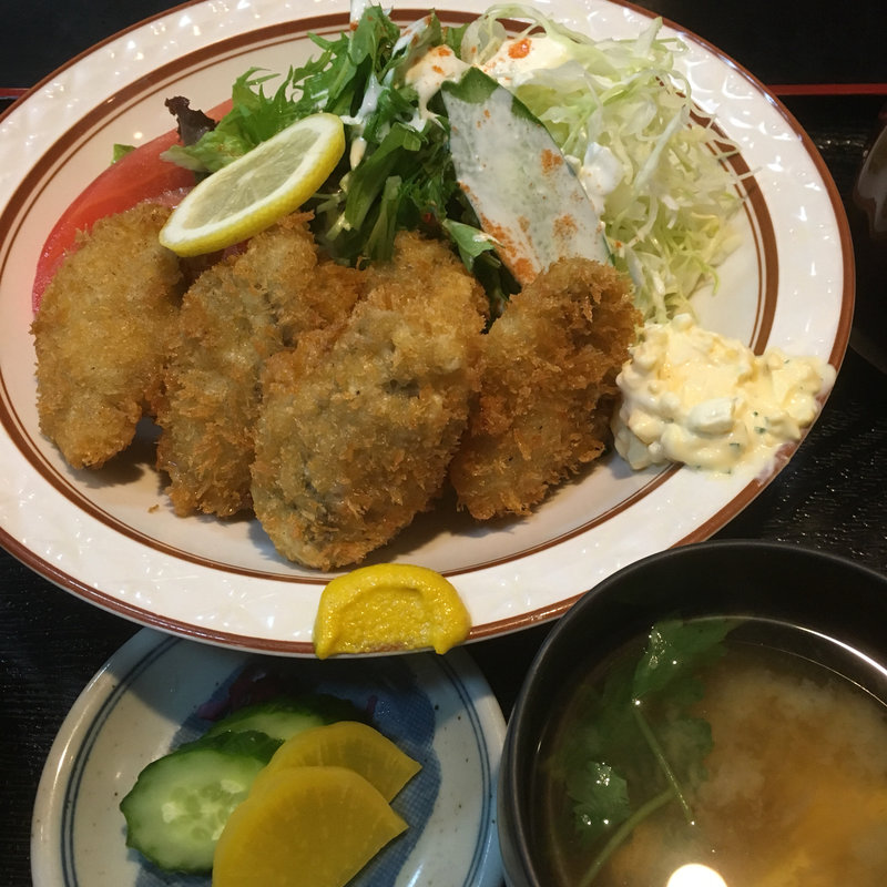 かきフライ定食(喜良久和風お食事処 )