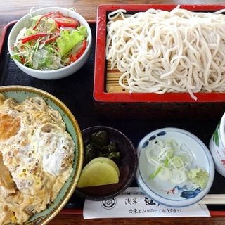 「ミニカツ丼・もり蕎麦」セット(浅草江戸清 )