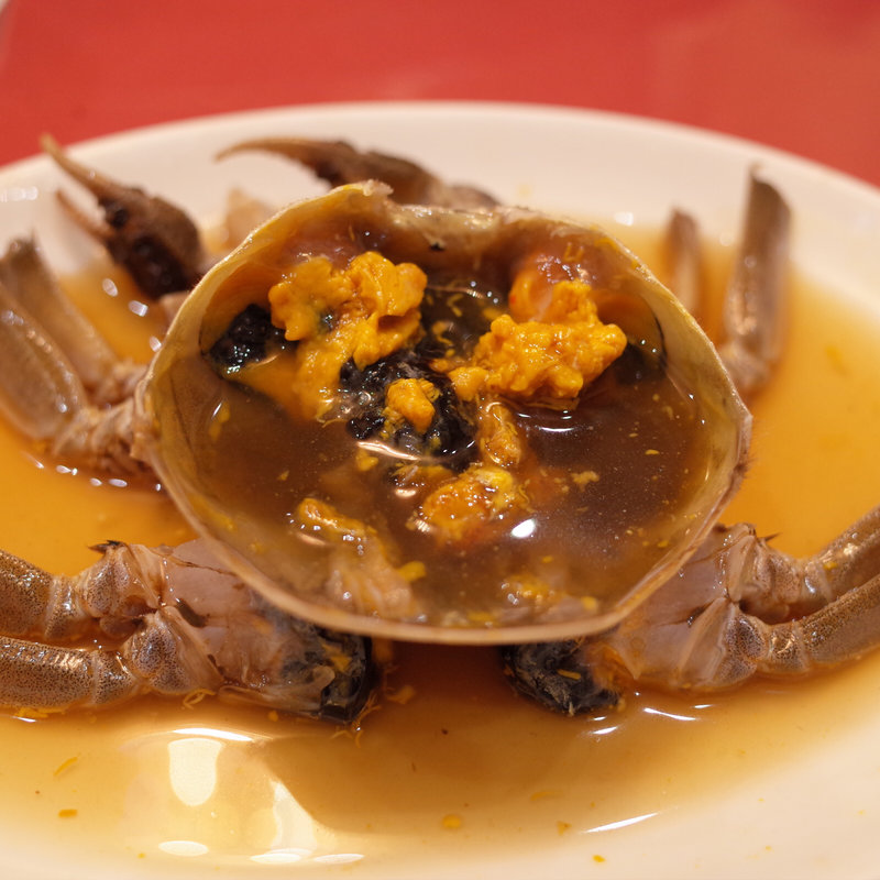上海蟹のお酒漬け(西湖飯店 （セイコハンテン）)