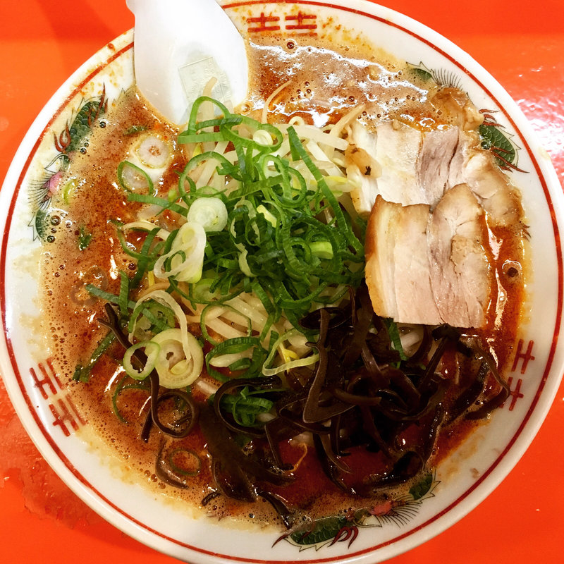 スタミナ赤ラーメン 辛さ5倍(二代目 けんのすけ  （【旧店名】けんのすけ 本店）)