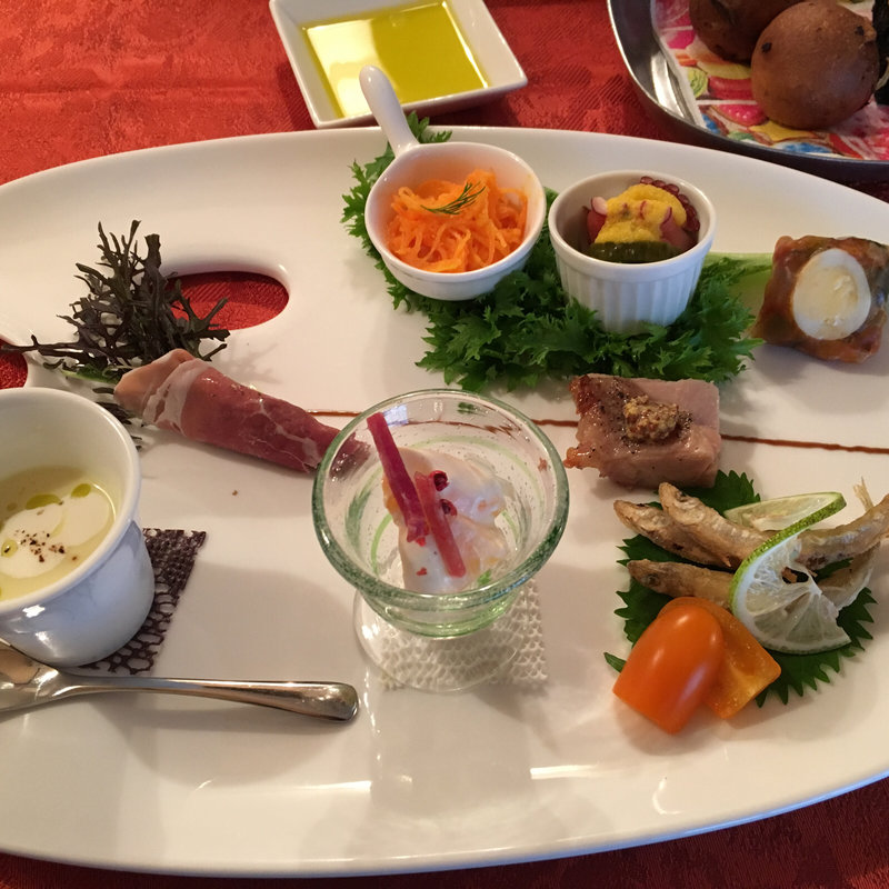 ランチコース前菜(ラ・フォンテ)