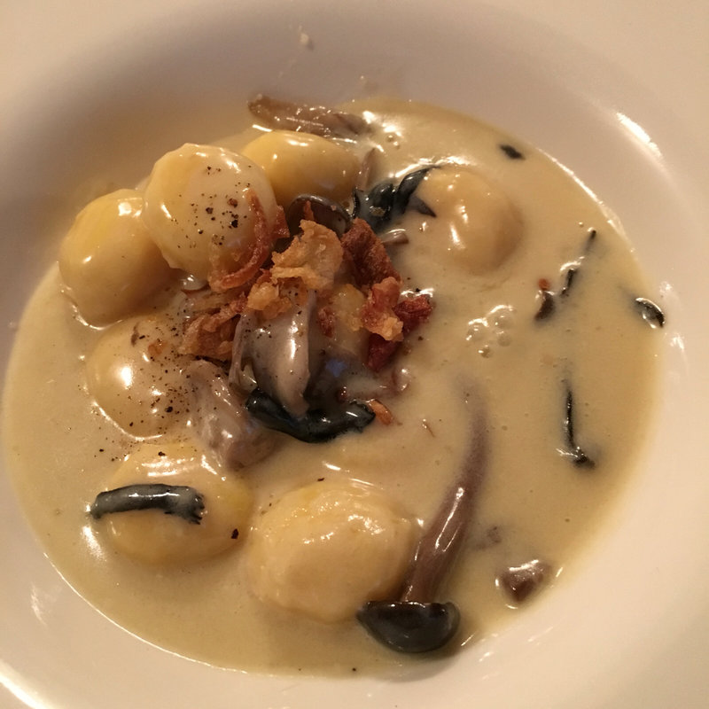 薩摩芋のニョッキマスカルポーネチーズソース(ラ・フォンテ)