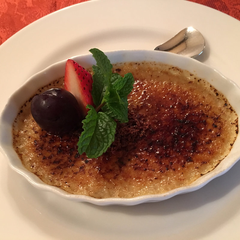 栗のクリームブリュレ(ラ・フォンテ)