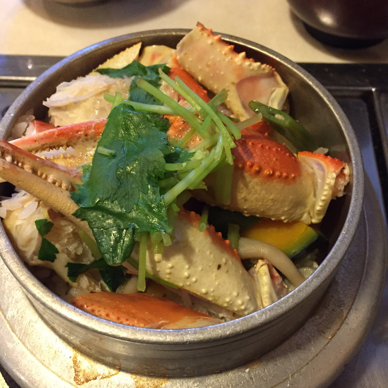 【上】カニ釜めし(まこと 参道店 )