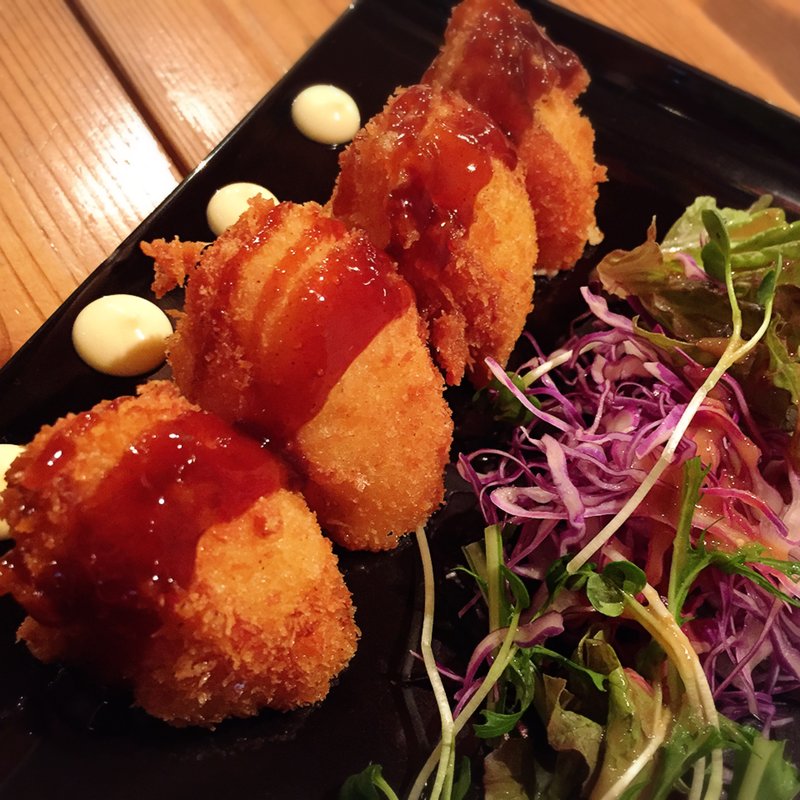 ポテトサラダのハムカツ(うちのごはん)