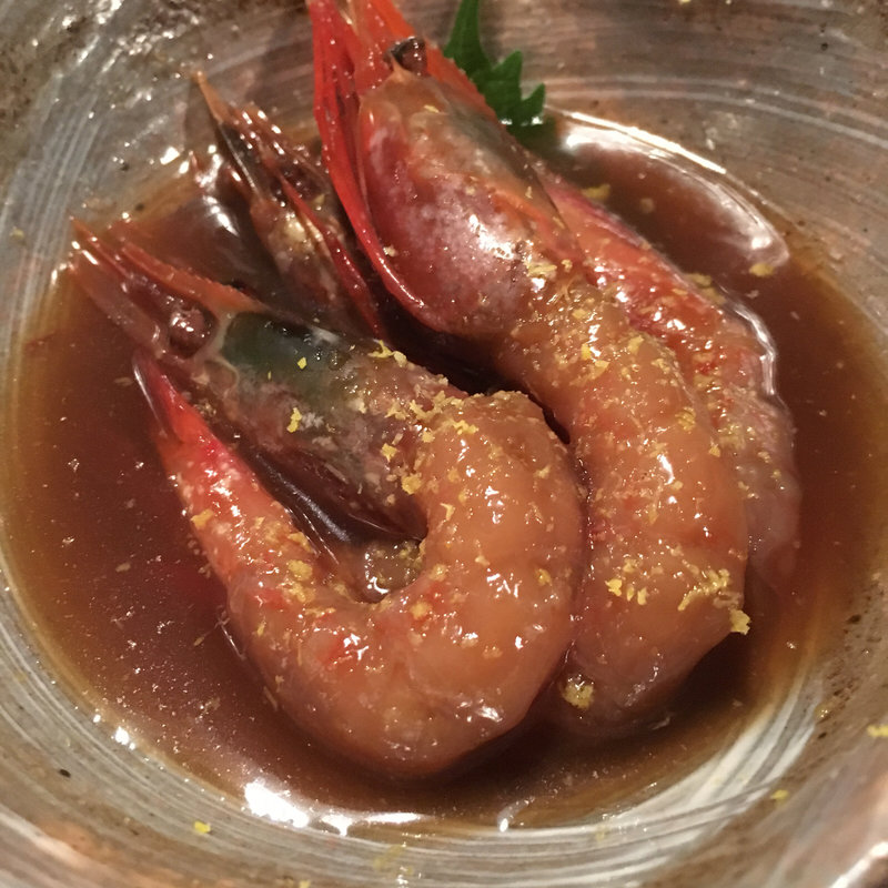 甘海老沖漬け(上古屋)