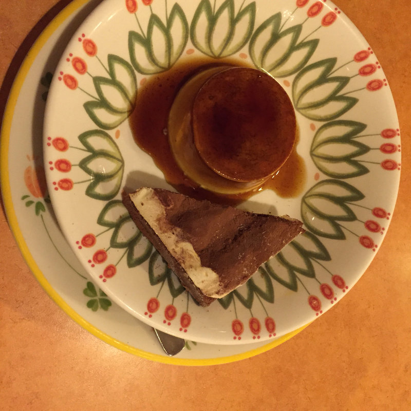 プリンとティラミスの盛り合わせ(サイゼリヤ 京都一乗寺 )