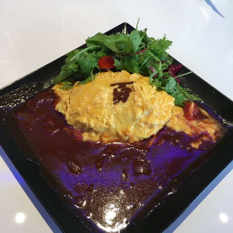 百式オムライス(ガンダム スクエア （GUNDAM SQUARE）)