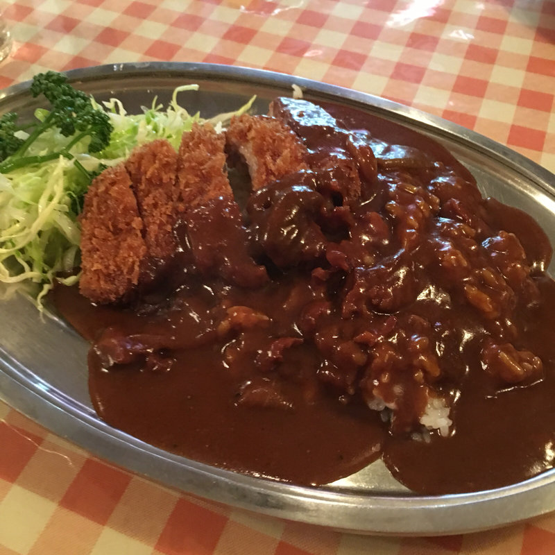 Dランチ（かつカレー）(河鹿)