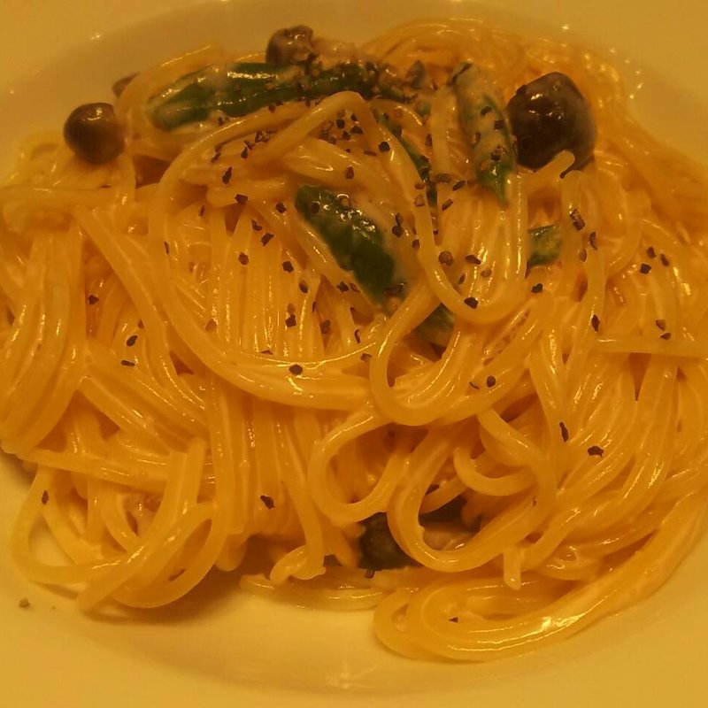 しめじとインゲンのたらこクリームパスタ(ザ・ダイナー （THE DINER）)