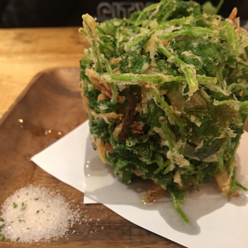 パクチーのかき揚げ(ラムチョッパクチーズ)