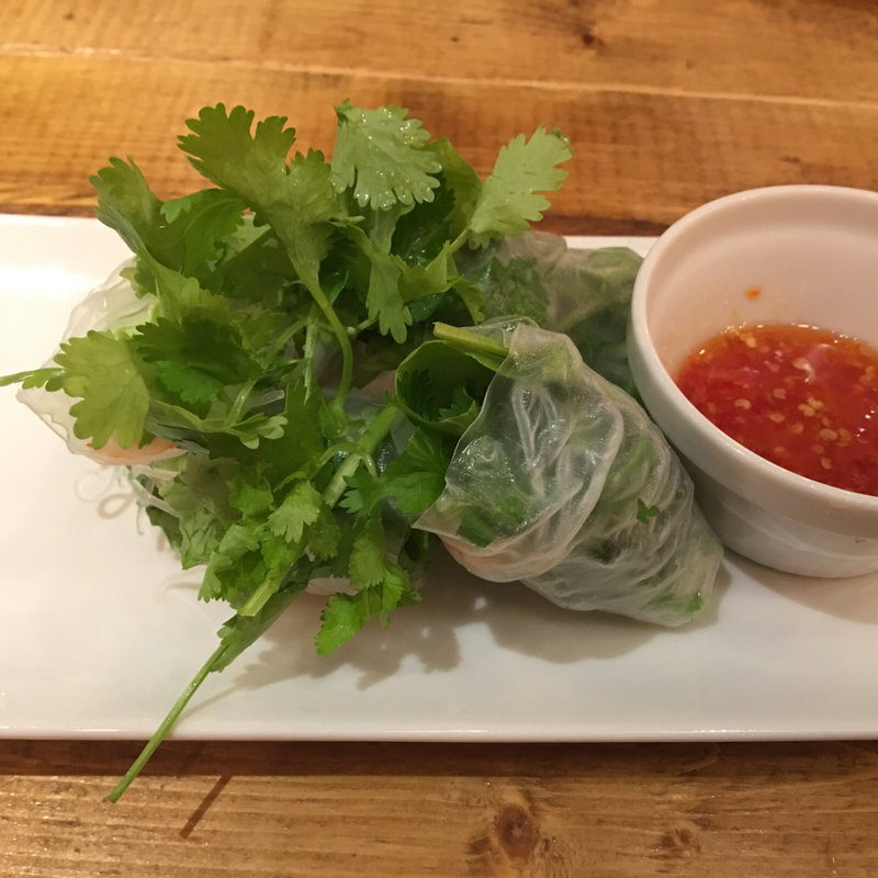 パクチー生春巻き(ラムチョッパクチーズ)