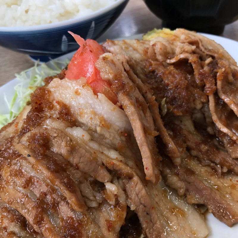 生姜焼き(とんかつ山本)