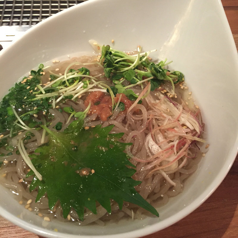 冷麺(麻布十番焼肉 KINTAN)