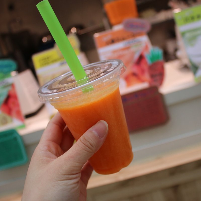 三島の人参スムージー(三島スカイウォーク)
