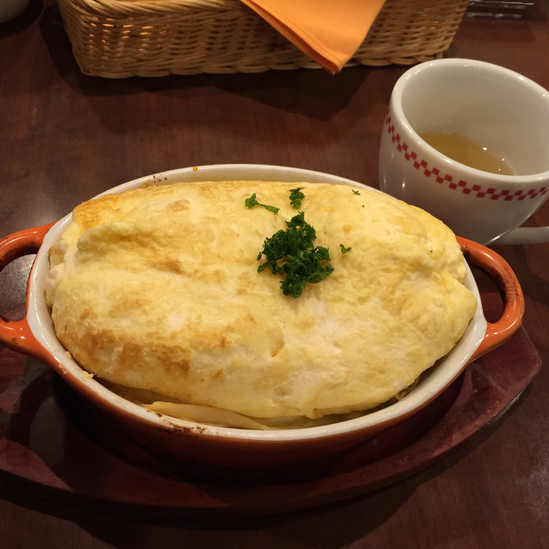 スフレラザニア(卵と私 ホワイティ梅田店)