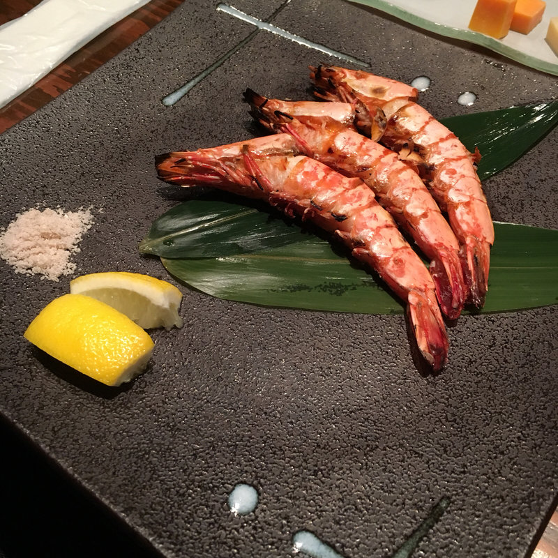 足赤海老塩焼き(輪だち )