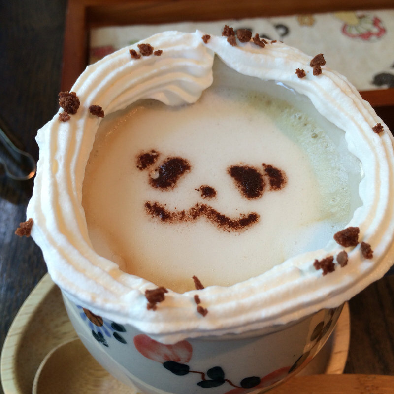 ぱんだキャラメルオレ(ぱんだ珈琲店)