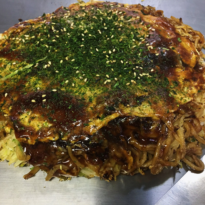 そば肉玉イカ天(お好み焼きのうみ )