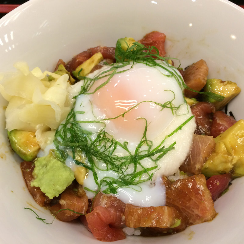 アボカドマグロ丼(おふろの王様)