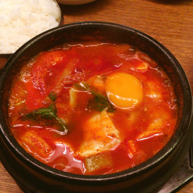 海鮮スンドゥブセット(ビビム （bibim’）)