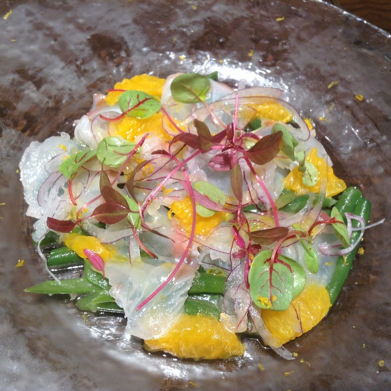 真鯛のカルパッチョ 柑橘風味(俺のフレンチ 梅田 )