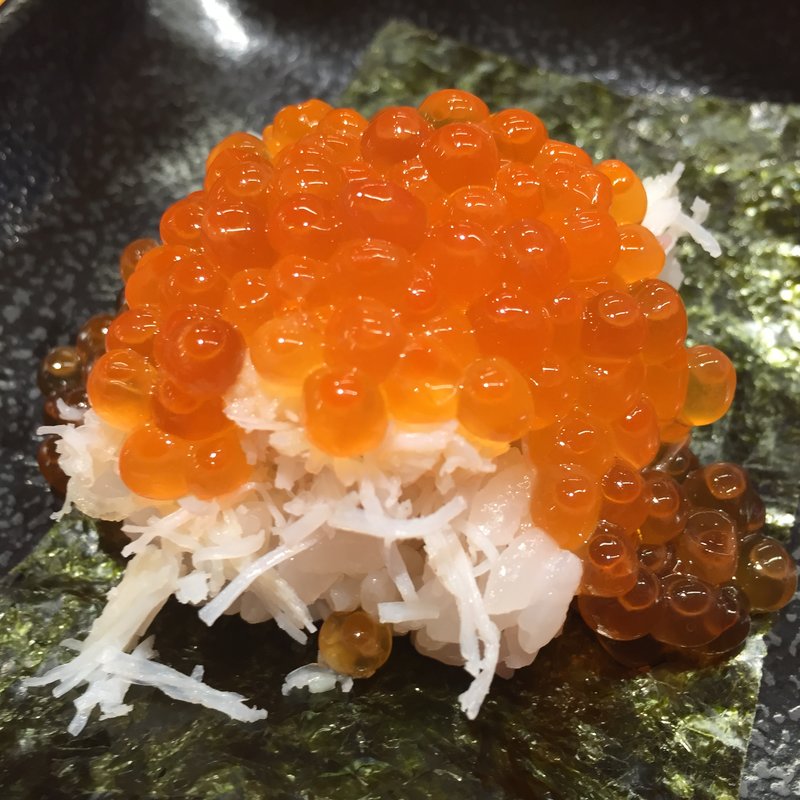 北海かにいくらてんこ盛り(スシロー 博多駅南店)