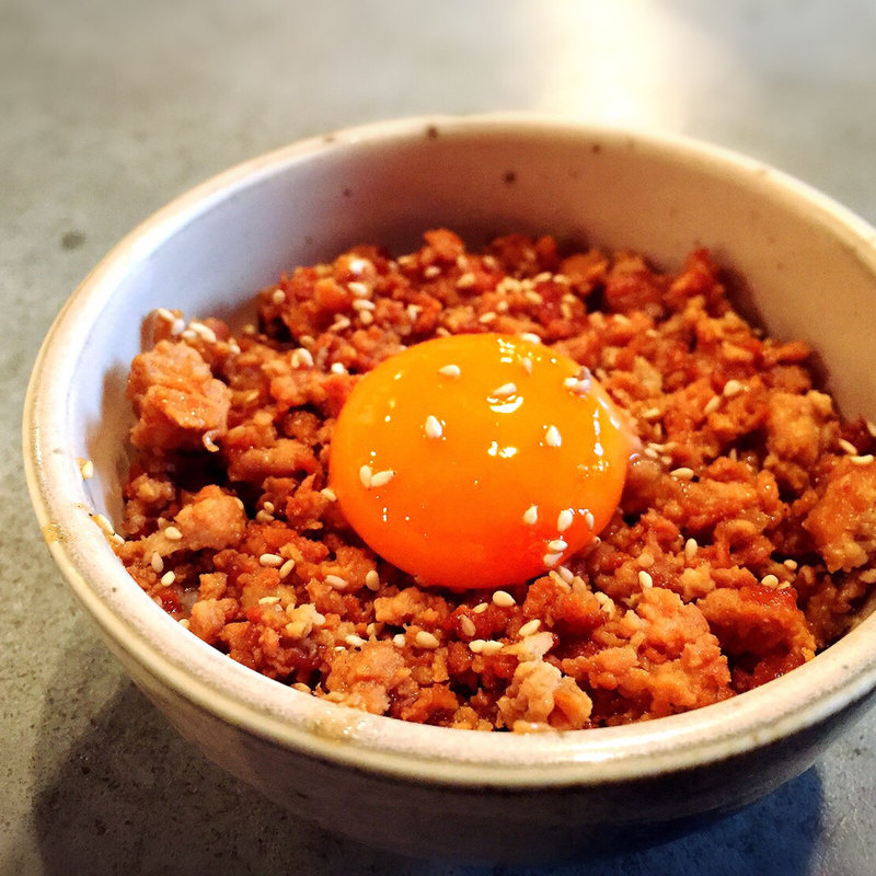 そぼろご飯(中目黒 鶏味座茶屋 （ナカメグロ トリミクラチャヤ【旧店名】中目黒 框堂）)