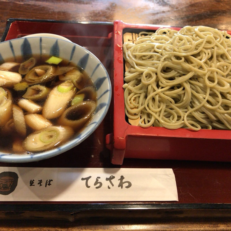 鴨せいろそば(生そば てらさわ)