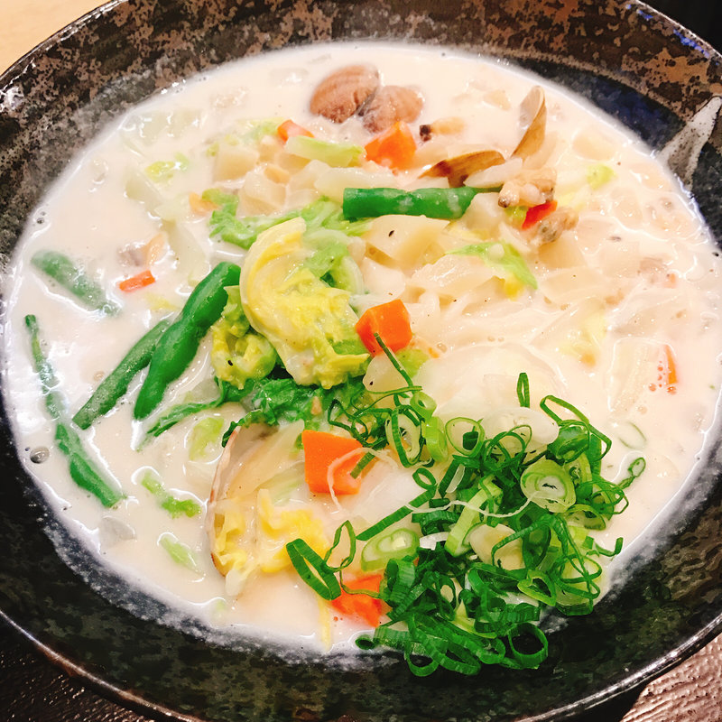 あさりクリームうどん(澤乃井 )