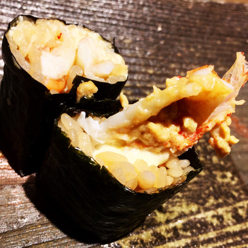 シラサ海老のエビマヨ(鮓木村建介)