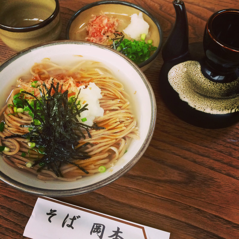 釜揚げそば(そば岡本 （そば おかもと）)