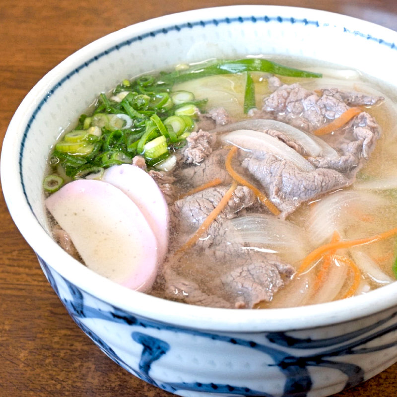 肉うどん(矢田うどん （やだうどん）)