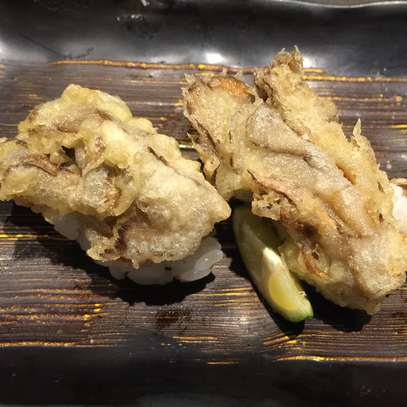 舞茸の天ぷら握り(にぎり長次郎 宝ヶ池店 )