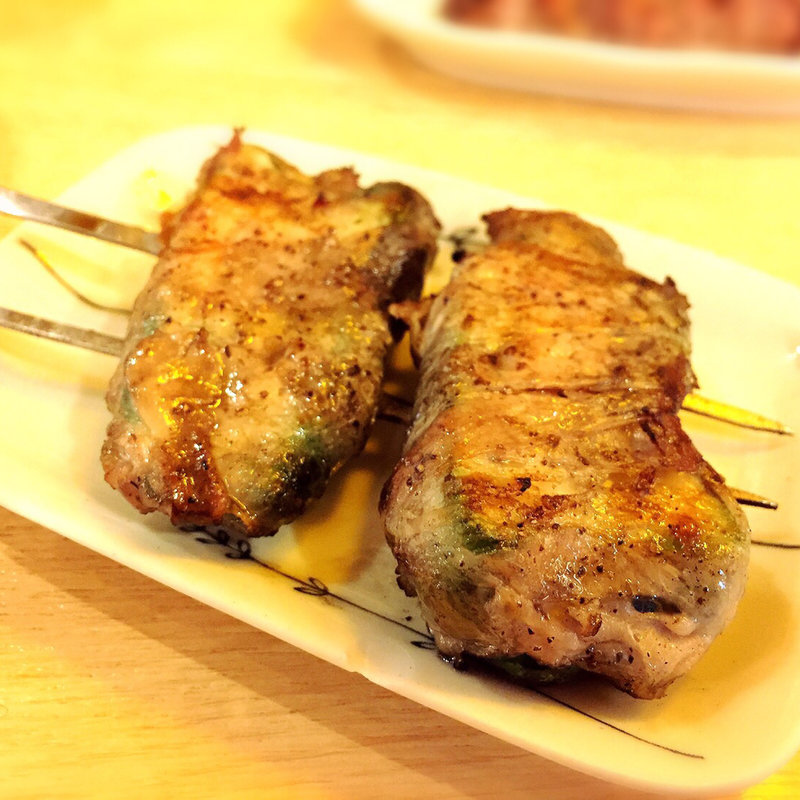 肉巻ピーマン串（チーズ入）(ふじ嶋 )