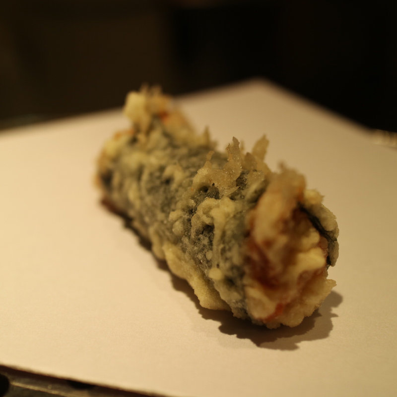 うにの天ぷら(天政 羽田空港店)