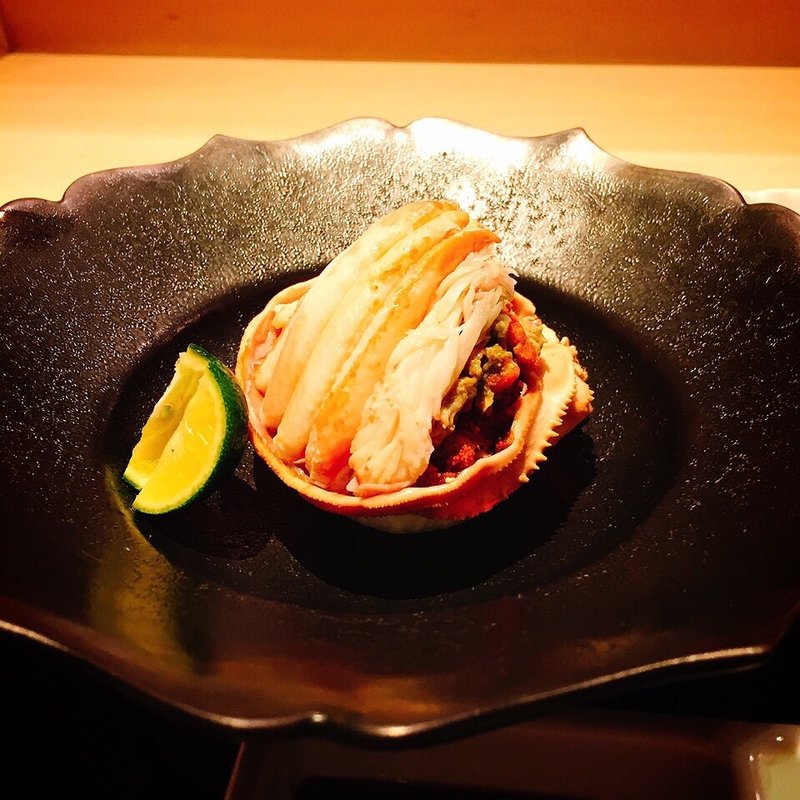 松葉蟹の雌 蟹箱(澤いち 六本木店)